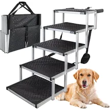 Petigi Hundetreppe klappbar 5 Stufen 70 kg