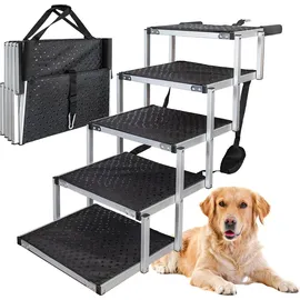 Petigi Hundetreppe klappbar 5 Stufen 70 kg