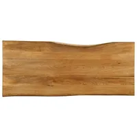 VidaXL Tischplatte mit Baumkante 140x60x2,5 cm Massivholz Mango