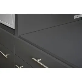 laundreezy Mehrzweckschrank-Set 236 x 200 x 68 cm Grau