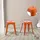deluke Hocker FULDA Metall 40 x 46 x 40 cm Orange