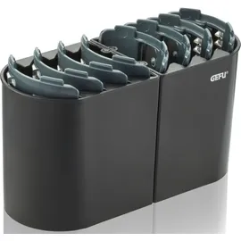 GEFU Trommelreibe CLICK 5-tlg. Schwarz