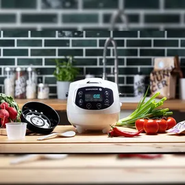 Reishunger Digitaler Mini Reiskocher weiß