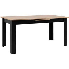 Finori Esstisch Schwarz, Eiche Artisan Oak / - Braun