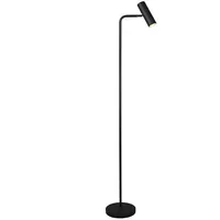 MeineWunschleuchte Stehlampe in Schwarz matt, Spot, Höhe 151cm