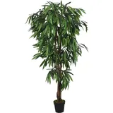 vidaXL Mangobaum Künstlich 900 Blätter 180 cm Grün