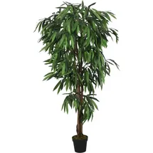 vidaXL Mangobaum Künstlich 900 Blätter 180 cm Grün