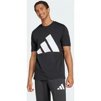 adidas Essentials Big Logo Kurzarm-T-Shirt Black / White XL