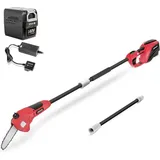 Pack 40V schnurlose Teleskop-Hochentaster, 10' Stange, 2Ah Akku und Ladegerät, Gurtzeug, 1 Verlängerungsstange 75cm Greencut Pack PP400L