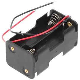 goobay 4x Batteriehalter - lose Kabelenden