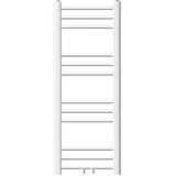 luxebath Badheizkörper 300 x 800 mm Weiß Gerade Heizkörper mit Mittelanschluß
