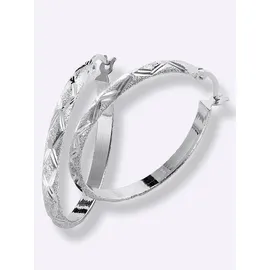 Lady Creolen diamantiert Silber 925 2013796