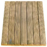 No Brand - Gerade Holzfliese 100x100 Cm Und 36mm