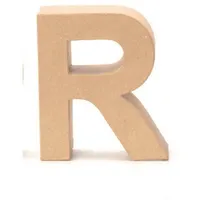 Glorex  Papp-Buchstabe R 17,5 x 5,5 cm
