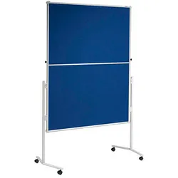 MAUL Moderationswand professionell, klappbar 120,0 x 150,0 cm blau