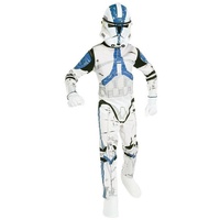 Rubie ́s Kostüm Star Wars Clone Trooper Kostüm für Kinder, Star Wars-Kostüm aus der Clone Wars-Animationsserie weiß 116