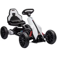 Homcom Elektro Gokart 12 V 3-5km/h weiß (1-tlg)