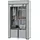 Homcom Stoffschrank Kleiderschrank mit 5 Fächern, Kleiderstange, Garderobe mit Reißverschluss, Faltschrank für Flur, Eingangsbereich, Hellgrau, 83 x 42,5 x 162,5 cm