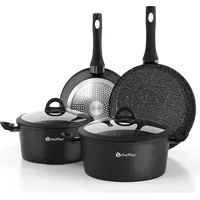 Scheffler Topfset, Induktions Töpfe Set 6-teilig, Antihaft-beschichtete Topfe, Kochtopf