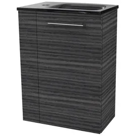 Fackelmann Waschbeckenunterschrank SBC 44 x 60 x 24,3 cm Dark Oak
