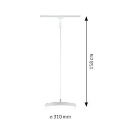 Paulmann URail Pendel Hildor 850lm 15W 4000K dimmbar 230V Weiß