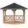 Palmako Betty 4,23 x 4,23 m Hellbraun
