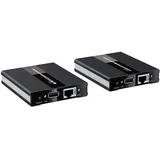 TECHLY HDMI-KVM Extender over CAT5 60 m Schwarz/Silber