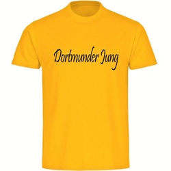 multifanshop T-Shirt Herren Dortmund - Dortmunder Jung - Männer gelb M