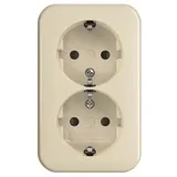 Busch-Jaeger Doppelsteckdose 2 St. Weiß