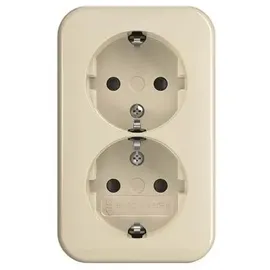 Busch-Jaeger Doppelsteckdose 2 St. Weiß