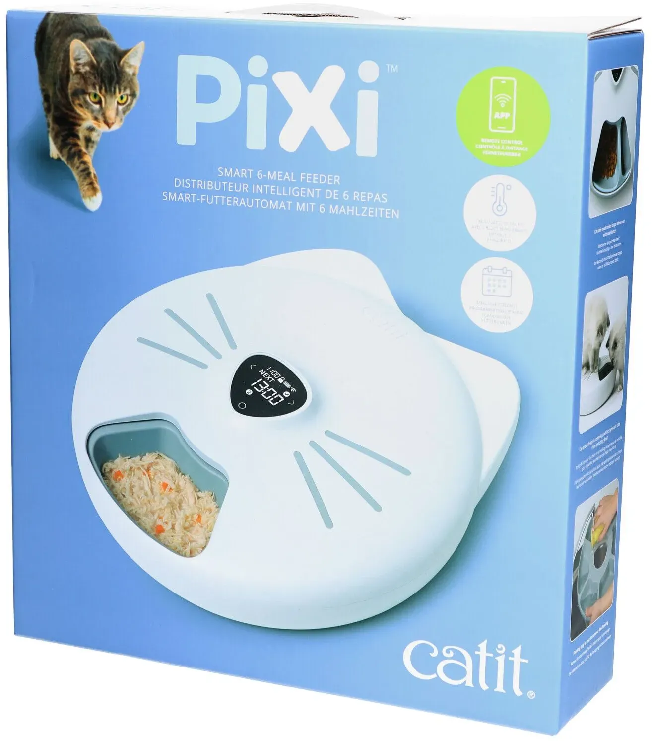 Catit Pixi Smart-Futterautomat mit 6 Mahlzeiten