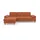 sit&more Ecksofa SIT & MORE "Westham L-Form", orange (terra), B:275cm H:88cm T:172cm, 90% Polyester 10% Polyamid, Sofas, Ecksofa, mit Recamiere, mit oder ohne Bettfunktion, Bettkasten, Füße Eiche