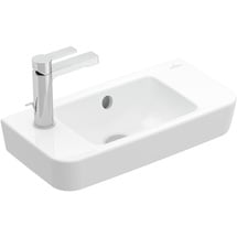 Villeroy & Boch O.novo Handwaschbecken 50x25x14cm, mit Überlauf, weiß alpin CeramicPlus 4342L5R1