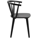 VCM Esszimmerstuhl Ida Holz schwarz 2er Set