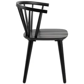 VCM Esszimmerstuhl Ida Holz schwarz 2er Set