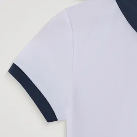 Ellesse Polokleid "RIBES POLO DRESS", Mädchen, Gr. 128/134 (8/9), N-Gr, weiß, Obermaterial: 52% Baumwolle, 44% Polyester, 4% Elasthan, Kleider, für Kinder, für Sportmode, bequemer Tragekomfort
