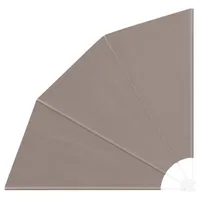 vidaXL Balkon-Sichtschutz 140 x 140 cm Taupe Polyesther