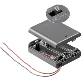 goobay Batteriebox 3x Mignon (AA) 68,5 x 48 x 18,7mm