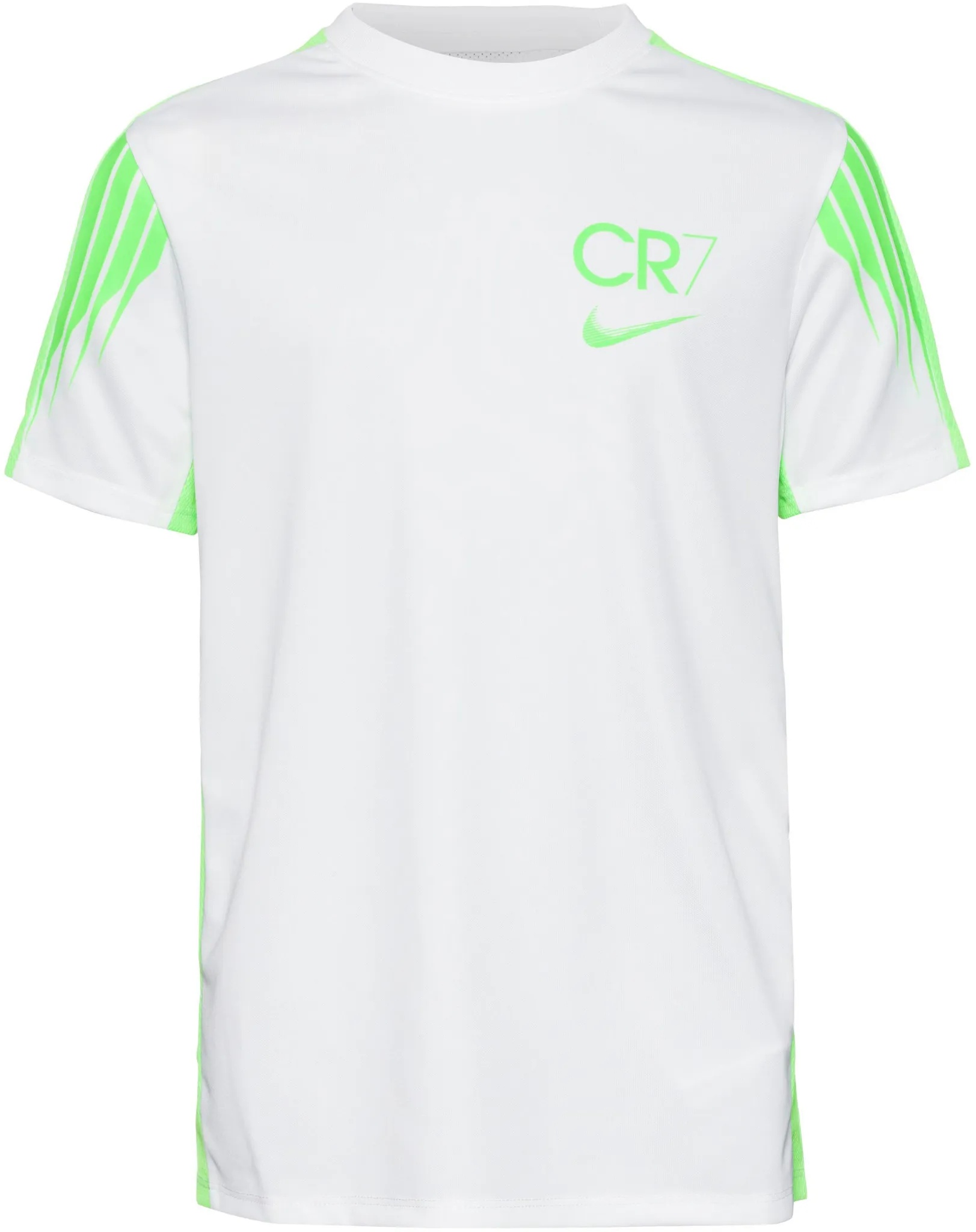 Nike CR7 Funktionsshirt Kinder in white-green strike-green strike, Größe 164 - weiß