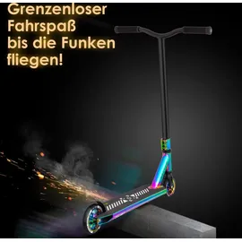 Kesser KESSER® Stunt Scooter X-Limit-Pro 360° Lenkung Funscooter Stuntscooter mit Ständer ABEC 9 Kugellagern, 110 mm PU Räder Kickscooter Tretroller Cityroller Trick Roller für Kinder Erwachsene