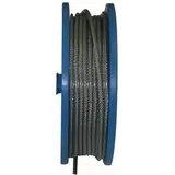 Pösamo Pösamo, Seil, Drahtseil Psamo 1,5-3 mm Stahl verzinkt plastifiziert Meterware (230 m)