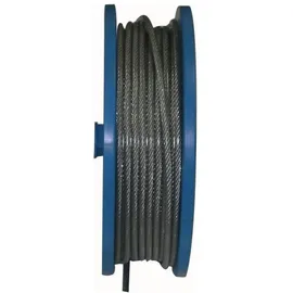 Pösamo Pösamo, Seil, Drahtseil Psamo 1,5-3 mm Stahl verzinkt plastifiziert Meterware (230 m)