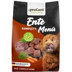 ProCani BARF Komplettmenü Hund TK-Nuggets Napffertig 6x750 g Ente