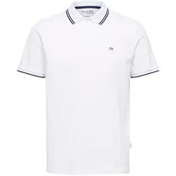 Selected Homme Herren Poloshirt SLHDANTE SPORT Weiß 16087840 M
