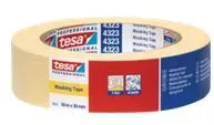 Tesa 4323 - Maskierungsband - 19 mm x 50 m - schwach gekrepptes Papierabdeckband