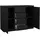 Home Affaire Kommode Naia 120,8 x 90,7 x 50 cm Schwarz