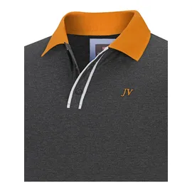 Jan Vanderstorm Poloshirt ISFRIED dunkelgrau- 64/66