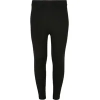 URBAN CLASSICS Girls High Waist Jersey Leggings in Schwarz,