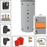 Solarbayer HVS 25 E Holzvergaser Set 1B (1000L Pufferspeicher) Holzkessel Paket