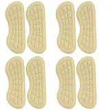 MAGICSHE Fersenpolster 4 Paar Fersengriff Schuheinlagen Fersenkissen Fersenschutz beige|weiß